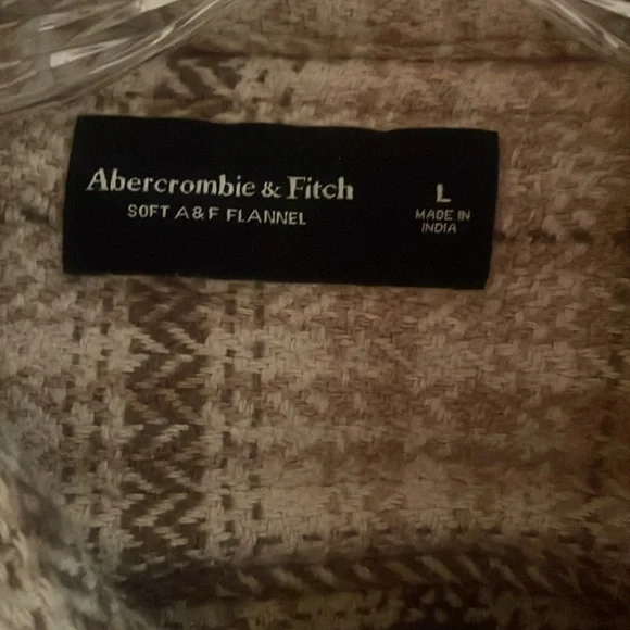 Abercrombie and Fitch Plaid Soft A & F Flannel Size Large - Picture 6 of 12